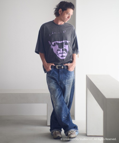 ADAM PATEK(アダムパテック)の「mp14098-washed riot nep selvedge denim デニムパンツ(AP2528016)(デニムパンツ・メンズ・ブルー・1/2/3)」の6枚目の写真