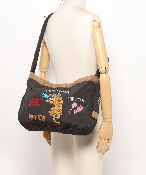 ANTIBAL（アンティバル）の「ANTIBAL/アンティバル ショルダーバッグ 中綿キルティング 254AN4BG072（ショルダーバッグ・レディース・ホワイト/カーキ/ブラック・FREE）」の9枚目の写真
