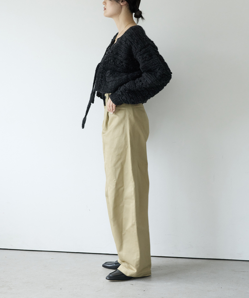 IENA LA BOUCLE（イエナラブークル）の「IENA LA BOUCLE デフォルメハンドニットカーディガン（カーディガン/ボレロ・レディース・ブラック・FREE）」の9枚目の写真