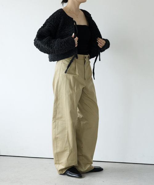 IENA LA BOUCLE（イエナラブークル）の「IENA LA BOUCLE デフォルメハンドニットカーディガン（カーディガン/ボレロ・レディース・ブラック・FREE）」の11枚目の写真