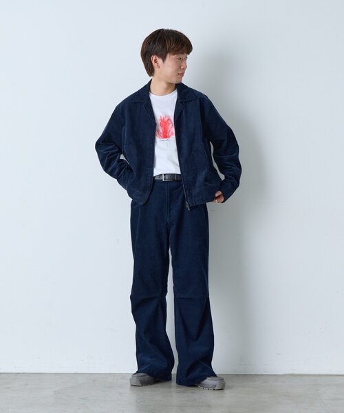 WHIMSIC（ウィムジック）の「【WHIMSIC/2サイズ展開】ミラーズ シルクスクリーンプリントT（Tシャツ/カットソー・レディース・ホワイト/ブラック・1/2）」の4枚目の写真