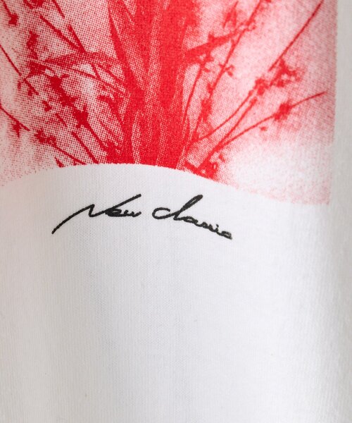 WHIMSIC（ウィムジック）の「【WHIMSIC/2サイズ展開】ミラーズ シルクスクリーンプリントT（Tシャツ/カットソー・レディース・ホワイト/ブラック・1/2）」の8枚目の写真