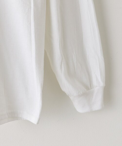 WHIMSIC（ウィムジック）の「【WHIMSIC/2サイズ展開】ミラーズ シルクスクリーンプリントT（Tシャツ/カットソー・レディース・ホワイト/ブラック・1/2）」の9枚目の写真