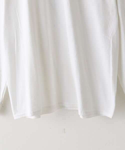 WHIMSIC（ウィムジック）の「【WHIMSIC/2サイズ展開】ミラーズ シルクスクリーンプリントT（Tシャツ/カットソー・レディース・ホワイト/ブラック・1/2）」の10枚目の写真