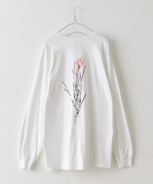 WHIMSIC（ウィムジック）の「【WHIMSIC/2サイズ展開】ミラーズ シルクスクリーンプリントT（Tシャツ/カットソー・レディース・ホワイト/ブラック・1/2）」の11枚目の写真