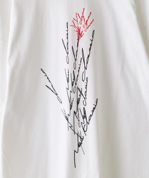 WHIMSIC（ウィムジック）の「【WHIMSIC/2サイズ展開】ミラーズ シルクスクリーンプリントT（Tシャツ/カットソー・レディース・ホワイト/ブラック・1/2）」の12枚目の写真