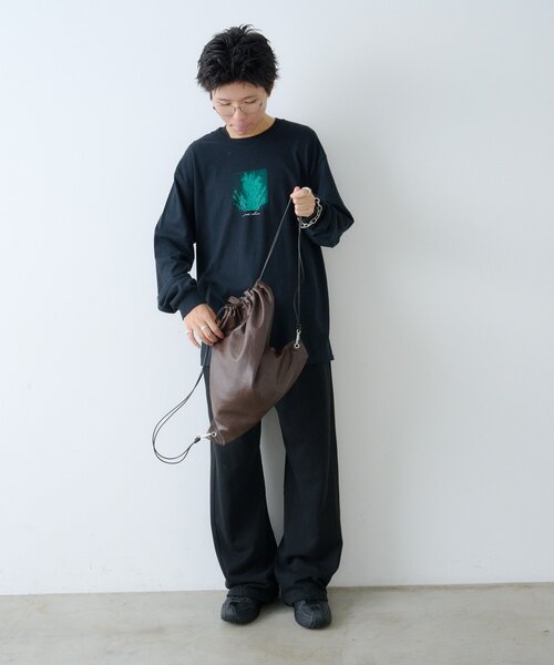 WHIMSIC（ウィムジック）の「【WHIMSIC/2サイズ展開】ミラーズ シルクスクリーンプリントT（Tシャツ/カットソー・レディース・ホワイト/ブラック・1/2）」の19枚目の写真