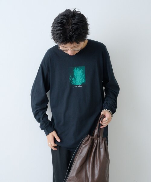 WHIMSIC（ウィムジック）の「【WHIMSIC/2サイズ展開】ミラーズ シルクスクリーンプリントT（Tシャツ/カットソー・レディース・ホワイト/ブラック・1/2）」の20枚目の写真