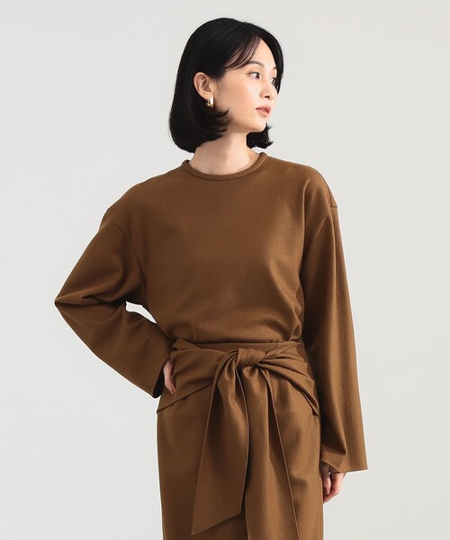 Demi-Luxe BEAMS（デミルクス ビームス）の「ウール ジャージ プル