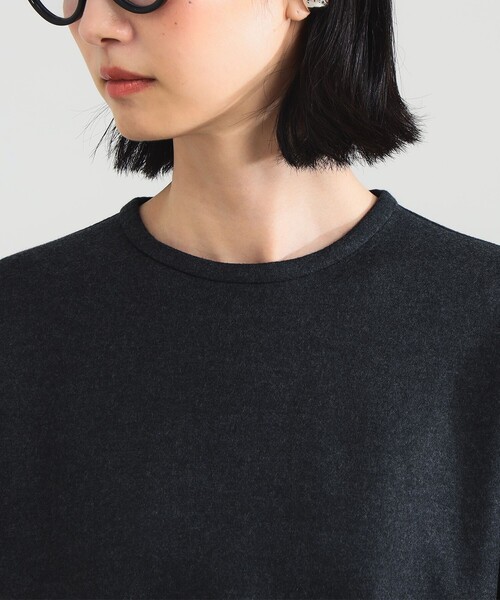 Demi-Luxe BEAMS（デミルクス ビームス）の「【1/15再値下げ】ウール ジャージ プルオーバー（Tシャツ/カットソー・レディース・チャコールグレー/ブラウン系その他・ONE SIZE）」の21枚目の写真