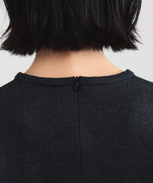 Demi-Luxe BEAMS（デミルクス ビームス）の「【1/15再値下げ】ウール ジャージ プルオーバー（Tシャツ/カットソー・レディース・チャコールグレー/ブラウン系その他・ONE SIZE）」の22枚目の写真