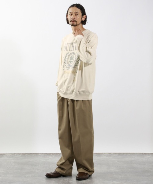 BAYFLOW（ベイフロー）の「リメイクライクスウェット（スウェット・メンズ・ブラック/オフホワイト/グレー・FREE）」の4枚目の写真