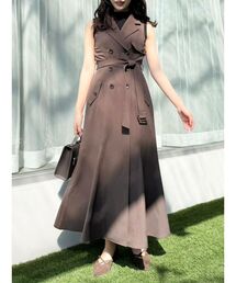 dazzlin | トレンチディティールジレワンピース(ワンピース)