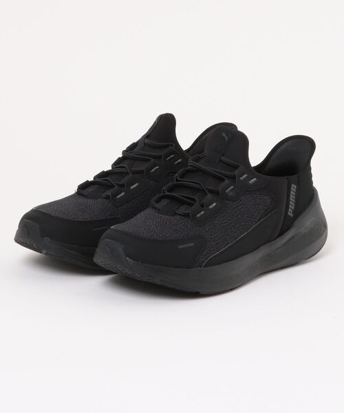 PUMA(プーマ)の「《PUMA》SOFTRIDE シンメトリー EASE IN(スニーカー・メンズ・グレー系その他/ブラック×ブラック/ホワイト×ブラック/ブラック×ホワイト/グレー系・26.0cm/25.0cm/25.5cm/27.0cm/26.5cm/27.5cm/28.0cm/22.5cm/23.0cm/23.5cm/24.0cm/24.5cm)」の3枚目の写真