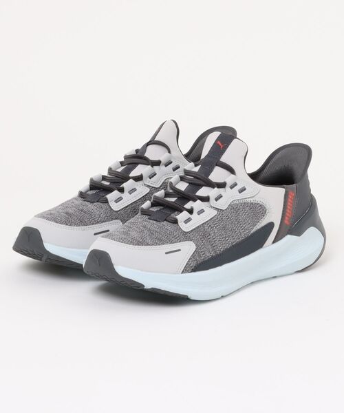 PUMA(プーマ)の「《PUMA》SOFTRIDE シンメトリー EASE IN(スニーカー・メンズ・グレー系その他/ブラック×ブラック/ホワイト×ブラック/ブラック×ホワイト/グレー系・26.0cm/25.0cm/25.5cm/27.0cm/26.5cm/27.5cm/28.0cm/22.5cm/23.0cm/23.5cm/24.0cm/24.5cm)」の4枚目の写真