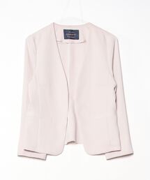 [未使用] JUSGLITTY アイボリー ノーカラージャケット 2025年最新】JUSGLITTY レディース ノーカラージャケットの人気