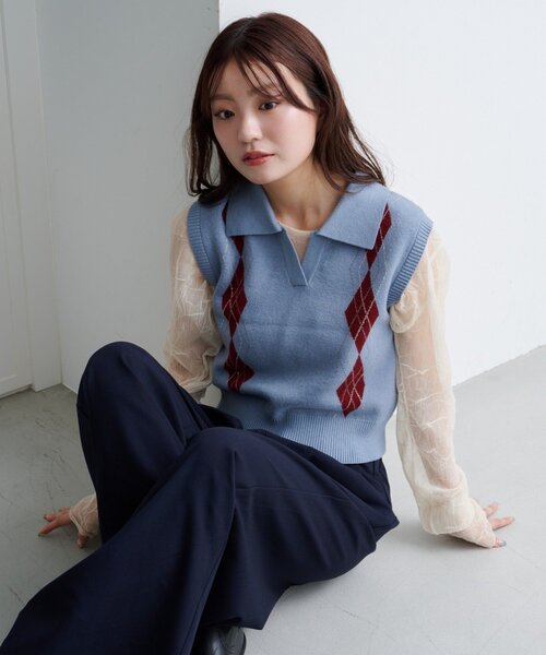 ALLEGE ニットベスト allege アレッジ ニットベスト