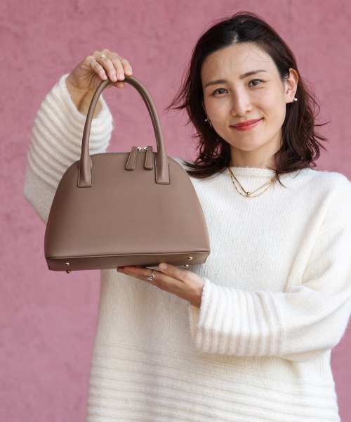 Bou Jeloud（ブージュルード）の「【はあちゅう*Bou Jeloud】保温保冷付きバッグ（ハンドバッグ・レディース・アイボリー/ブラック/グレイッシュベージュ・ONESIZE）」の3枚目の写真