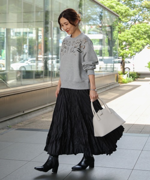 Bou Jeloud（ブージュルード）の「【はあちゅう*Bou Jeloud】保温保冷付きバッグ（ハンドバッグ・レディース・アイボリー/ブラック/グレイッシュベージュ・ONESIZE）」の9枚目の写真