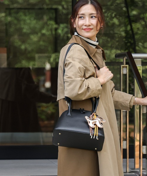 Bou Jeloud（ブージュルード）の「【はあちゅう*Bou Jeloud】保温保冷付きバッグ（ハンドバッグ・レディース・アイボリー/ブラック/グレイッシュベージュ・ONESIZE）」の11枚目の写真