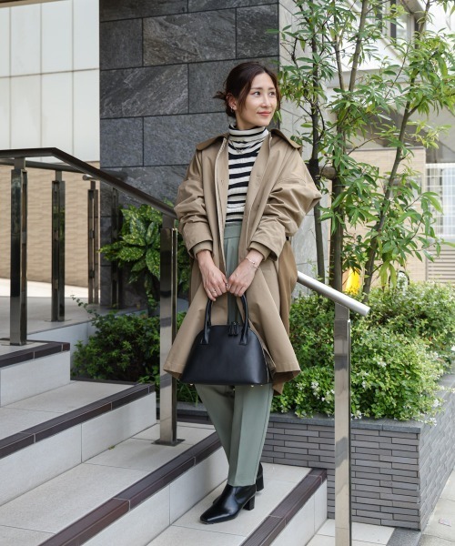 Bou Jeloud（ブージュルード）の「【はあちゅう*Bou Jeloud】保温保冷付きバッグ（ハンドバッグ・レディース・アイボリー/ブラック/グレイッシュベージュ・ONESIZE）」の12枚目の写真