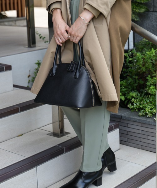 Bou Jeloud（ブージュルード）の「【はあちゅう*Bou Jeloud】保温保冷付きバッグ（ハンドバッグ・レディース・アイボリー/ブラック/グレイッシュベージュ・ONESIZE）」の13枚目の写真