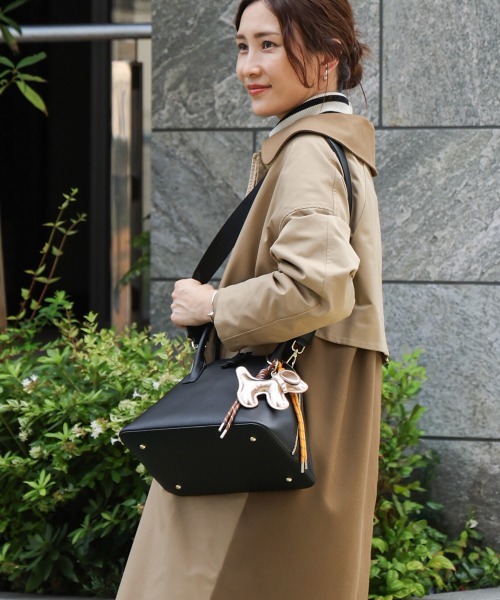 Bou Jeloud（ブージュルード）の「【はあちゅう*Bou Jeloud】保温保冷付きバッグ（ハンドバッグ・レディース・アイボリー/ブラック/グレイッシュベージュ・ONESIZE）」の19枚目の写真