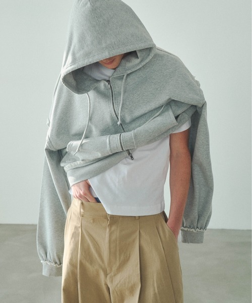 Elanque（エランク）の「zip hoodie/ジップフーディー（パーカー・メンズ・ブラック/グレー・LARGE/MEDIUM/SMALL）」の21枚目の写真