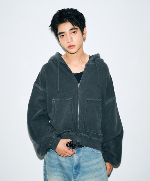 Elanque（エランク）の「zip hoodie/ジップフーディー（パーカー