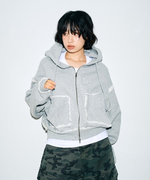 Sunburned Full-zip hoodie フーディー パーカー Sunburned Full-zip hoodie フーディー パーカー