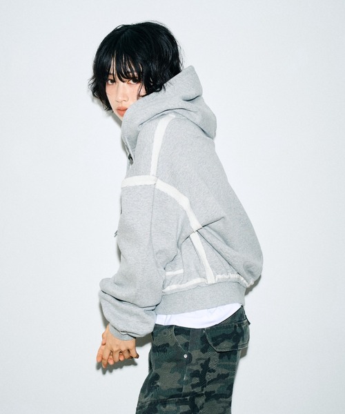Elanque（エランク）の「zip hoodie/ジップフーディー（パーカー
