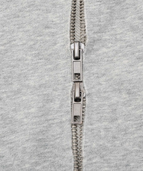 Elanque（エランク）の「zip hoodie/ジップフーディー（パーカー・メンズ・ブラック/グレー・LARGE/MEDIUM/SMALL）」の3枚目の写真