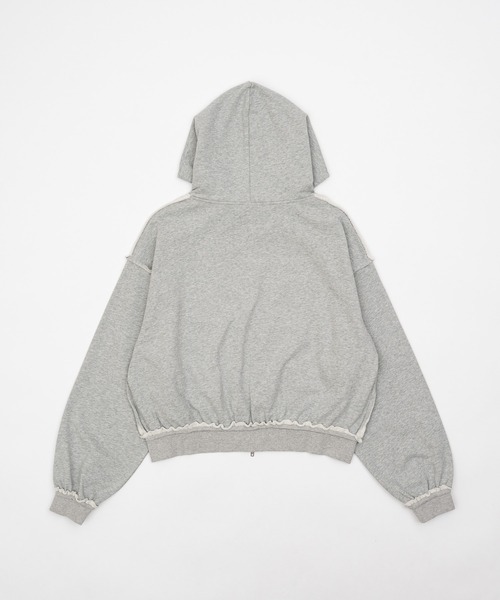 Elanque（エランク）の「zip hoodie/ジップフーディー（パーカー・メンズ・ブラック/グレー・LARGE/MEDIUM/SMALL）」の6枚目の写真