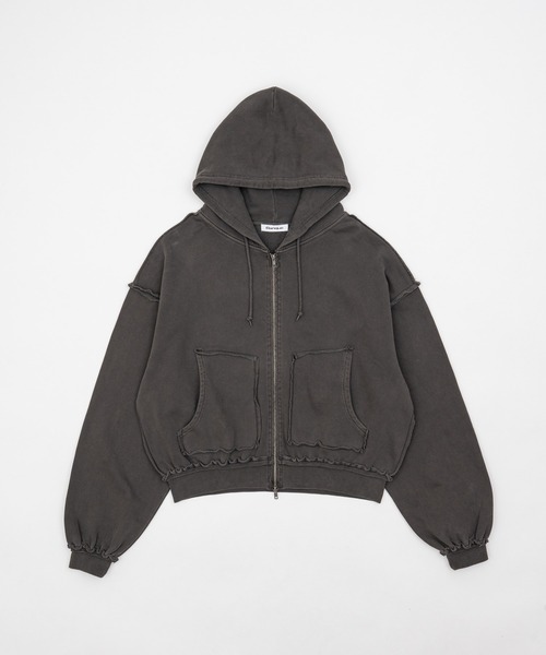 Elanque（エランク）の「zip hoodie/ジップフーディー（パーカー・メンズ・ブラック/グレー・LARGE/MEDIUM/SMALL）」の7枚目の写真