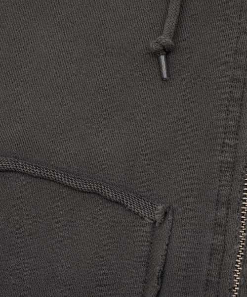 Elanque（エランク）の「zip hoodie/ジップフーディー（パーカー・メンズ・ブラック/グレー・LARGE/MEDIUM/SMALL）」の8枚目の写真