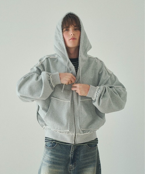 トップス Elanque knit zipup hoodie zip hoodie / ジップフーディー（パーカー）｜Elanque（エランク）の