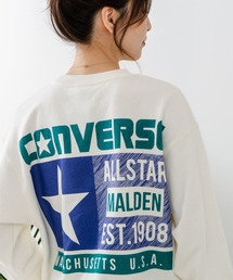 【CONVERSE/コンバース】バックプリント ブランドロゴ スウェットトレーナー