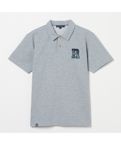 ROSASEN(ロサーセン)の「【Rosasen/GOLF】鹿の子ダンボール ワッペン半袖ポロ(ポロシャツ・メンズ・ネイビー/グレー/ブルー・52/48/50)」の16枚目の写真