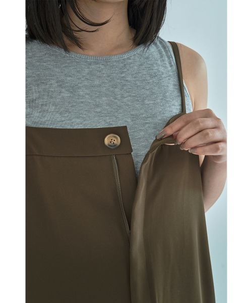 marjour(マージュール)の「STRAIGHT JUMPER SKIRT(ワンピース・レディース・ブラック/モカ・M)」の4枚目の写真