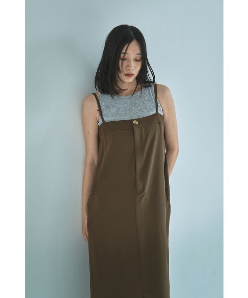 marjour(マージュール)の「STRAIGHT JUMPER SKIRT(ワンピース・レディース・ブラック/モカ・M)」の16枚目の写真