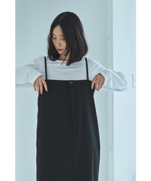 marjour(マージュール)の「STRAIGHT JUMPER SKIRT(ワンピース・レディース・ブラック/モカ・M)」の11枚目の写真