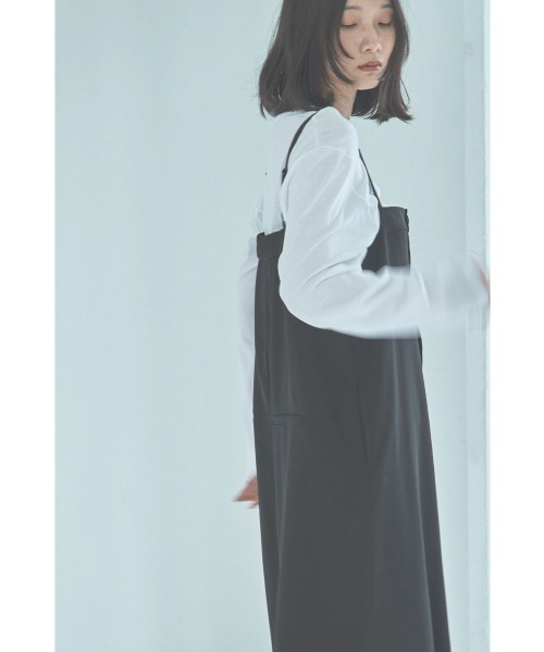 marjour(マージュール)の「STRAIGHT JUMPER SKIRT(ワンピース・レディース・ブラック/モカ・M)」の12枚目の写真