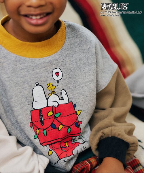 F.O.KIDS(エフオーキッズ)の「【PEANUTS】4柄トレーナー(スウェット・キッズ・キナリ/パープル/レインボー/イエロー・80/90/100/110/120/130/140/150/160)」の13枚目の写真