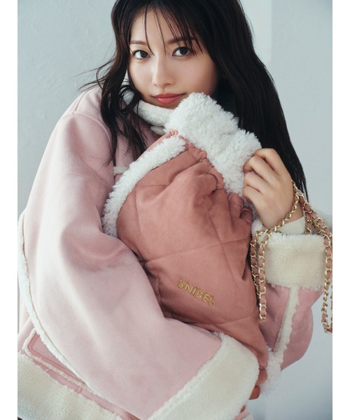 【あかりんご】超美品♡ ボアジャケット WEB限定/ボアコレクション】金ボタンバリエジャケット