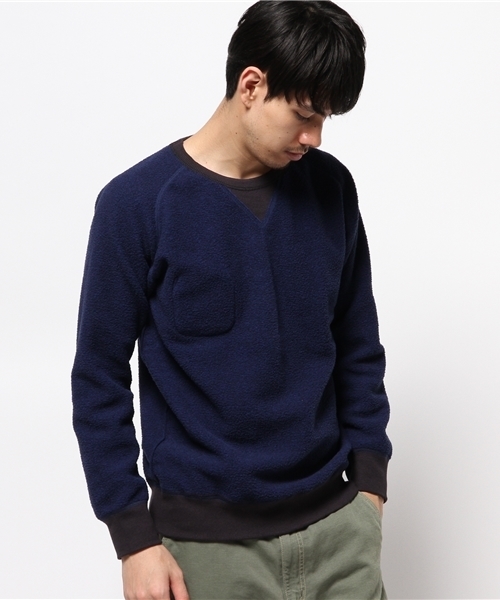 REVERSIBLE CREW NECK / リバーシブルクルーネック REVERSIBLE CREW NECK / リバーシブルクルーネック