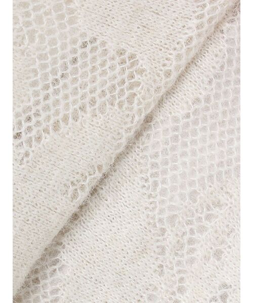 LAGUNAMOON（ラグナムーン）の「ヘアリージャガードニットプルオーバー（ニット/セーター・レディース・ホワイト/ブラウン/ブラック・FREE）」の15枚目の写真