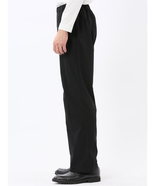 m.f.editorial（エムエフエディトリアル）の「【ストレッチ 吸水速乾 防シワ】m.f.エディトリアル メンズ circle motion adapt ワイドストレートパンツ(セットアップ可能)（スラックス・メンズ・ブラック・MEDIUM/LARGE/X-LARGE）」の3枚目の写真