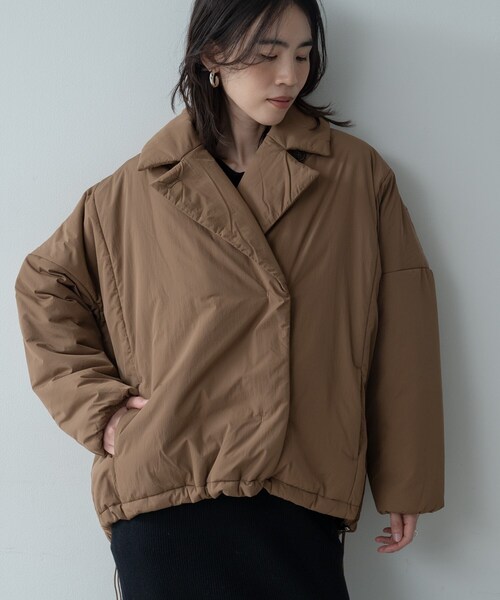 GALLEST（ギャレスト）の「パディングフォルムコート（その他アウター・レディース・オフホワイト/ブラック/ダークブラウン・34/38）」の13枚目の写真