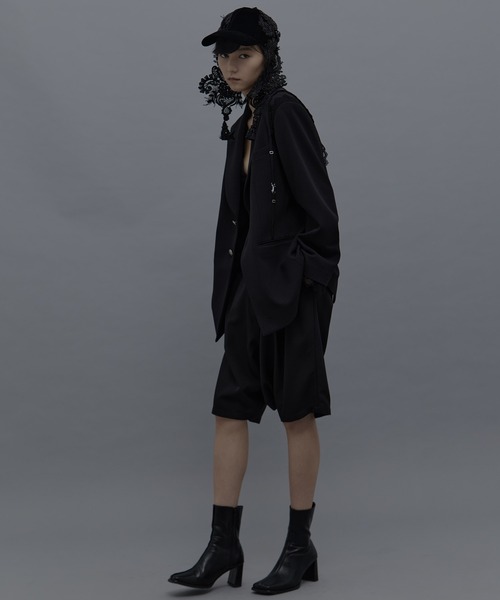 tanakadaisuke（タナカダイスケ）の「【tanakadaisuke/タナカダイスケ】black lei beads velour cap/キャップ（キャップ・レディース・ブラック・FREE）」の3枚目の写真