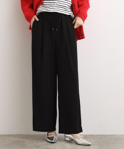 grove（グローブ）の「きれい見えとリラックス感を両立。秋の大人カジュアルに効くイージーパンツ（その他パンツ・レディース・ブラック/ブラウン系/チャコールグレー・02/03/05/04/01）」の8枚目の写真